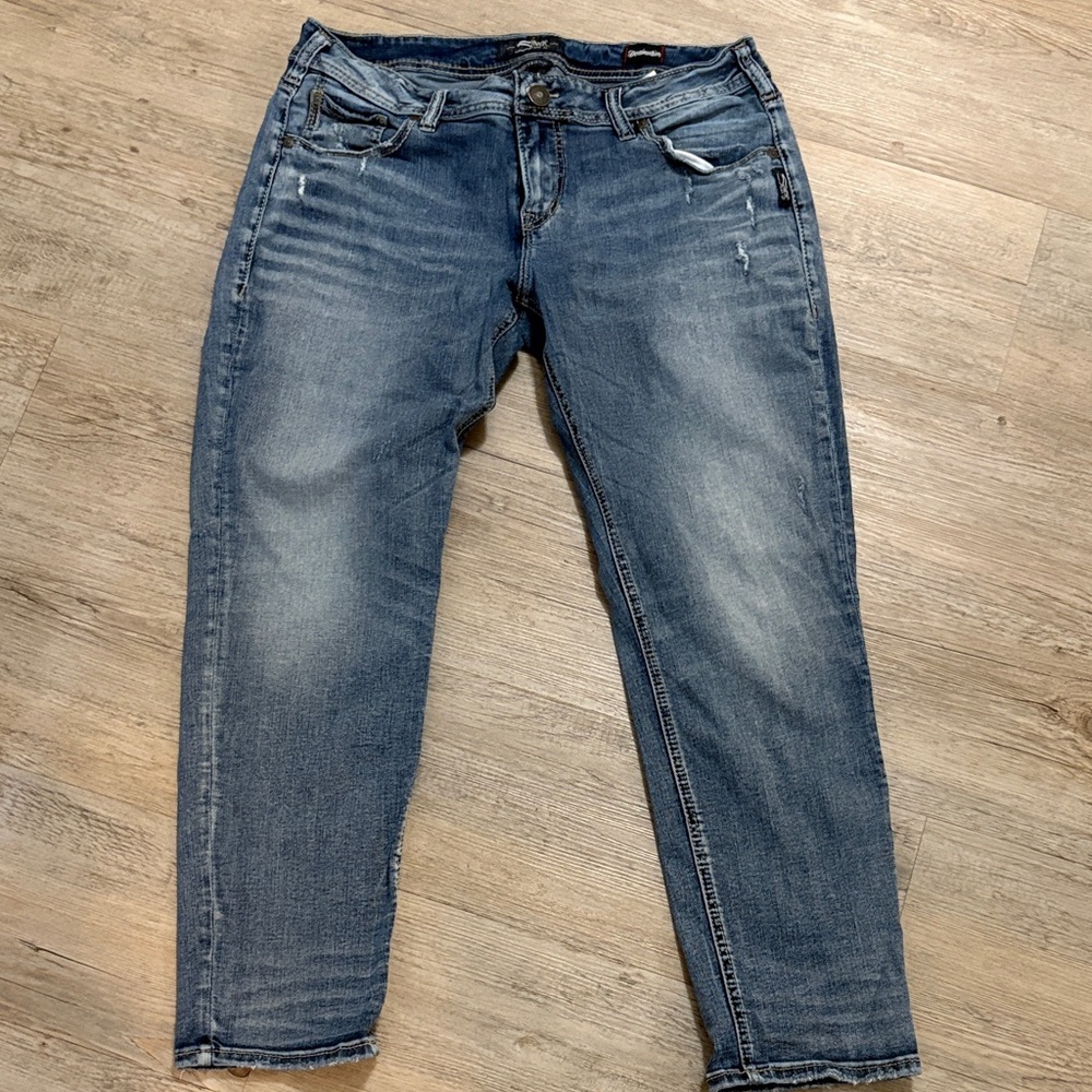 Silver Jeans Women's Boyfriend Jeans in Blue